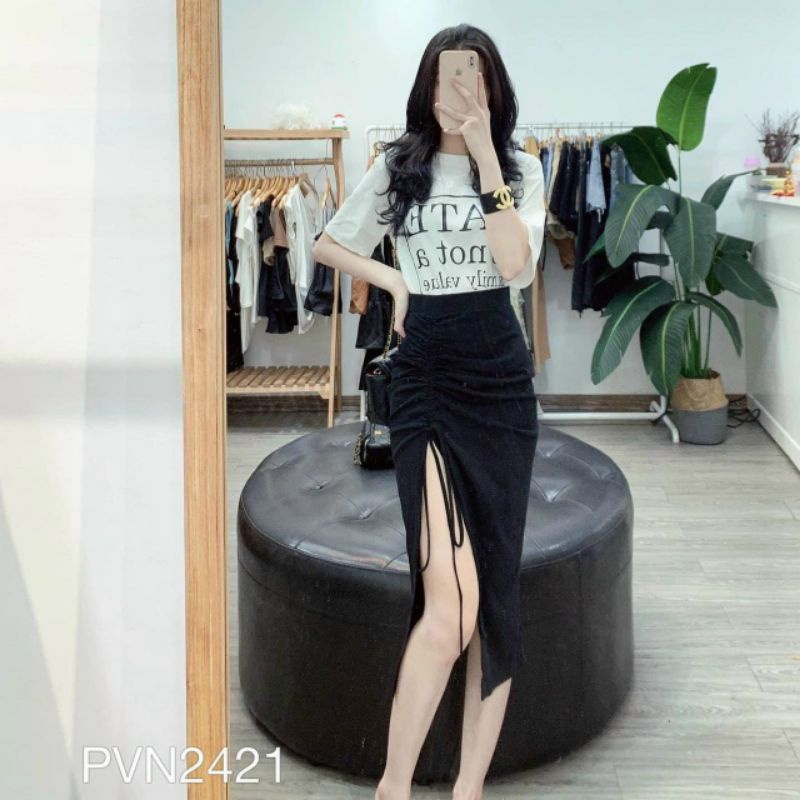 Set xẻ đùi chất borip