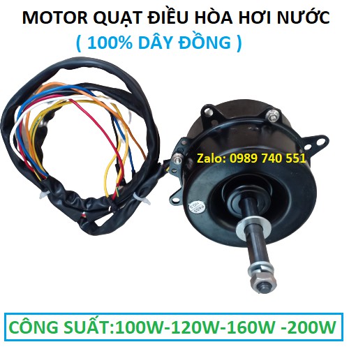 Motor quạt điều hòa hơi nước 120w - quay ngược chiều kim đồng hồ