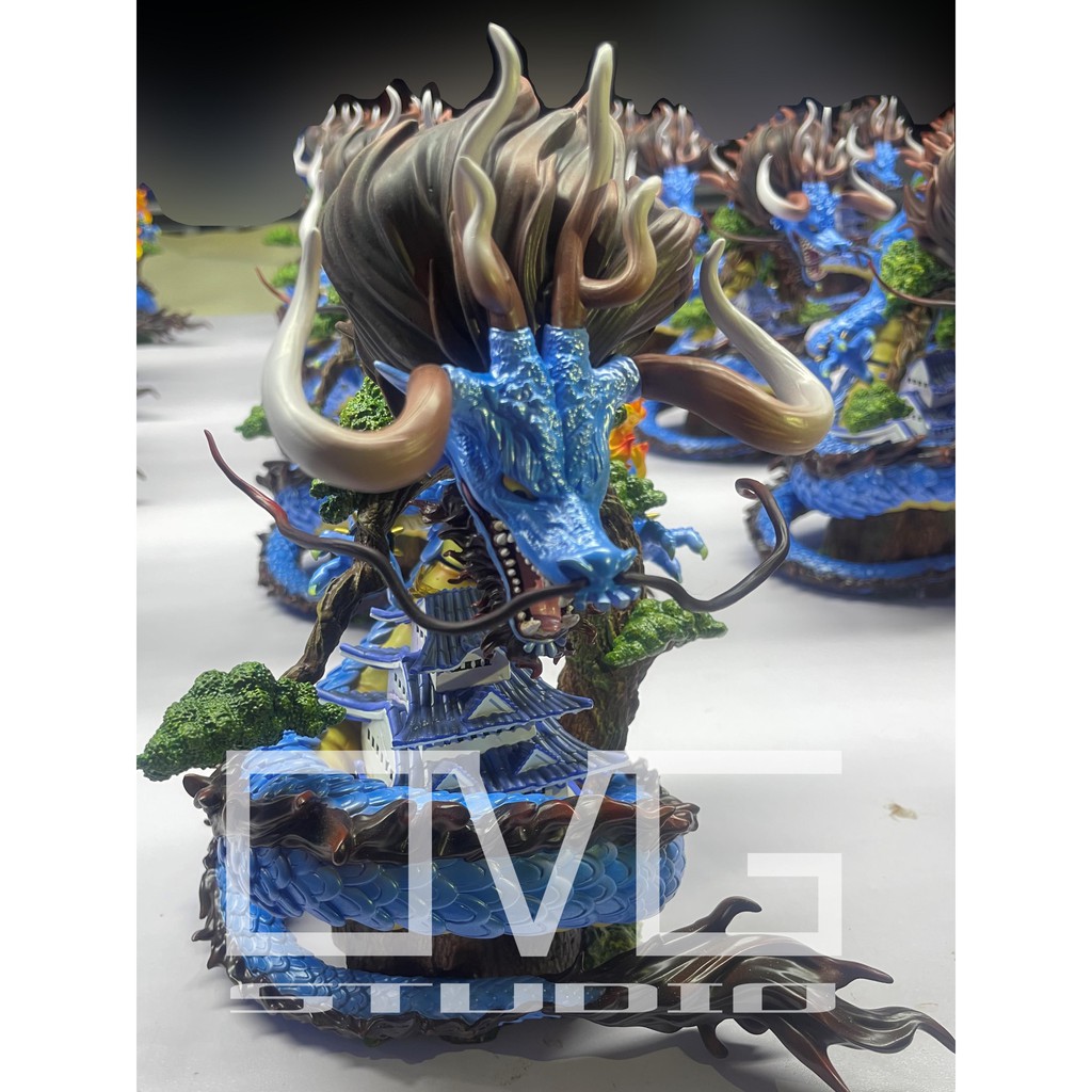 Mô hình One Piece Resin chính hãng - Rồng Kaido OMG Studio