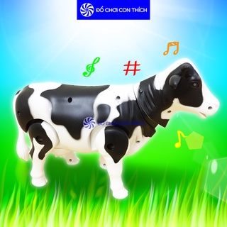 Đồ Chơi Con Bò Sữa Cho Bé Chạy Pin Phát Nhạc - Nhựa ABS An Toàn LT3 thumbnail