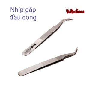 NHÍP GẮP ĐẦU CONG LÀM ĐỒ TRANG SỨC ĐẤT SÉT, LÀM NAILS, ĐÍNH ĐÁ GẮN CÁC CHI TIẾT