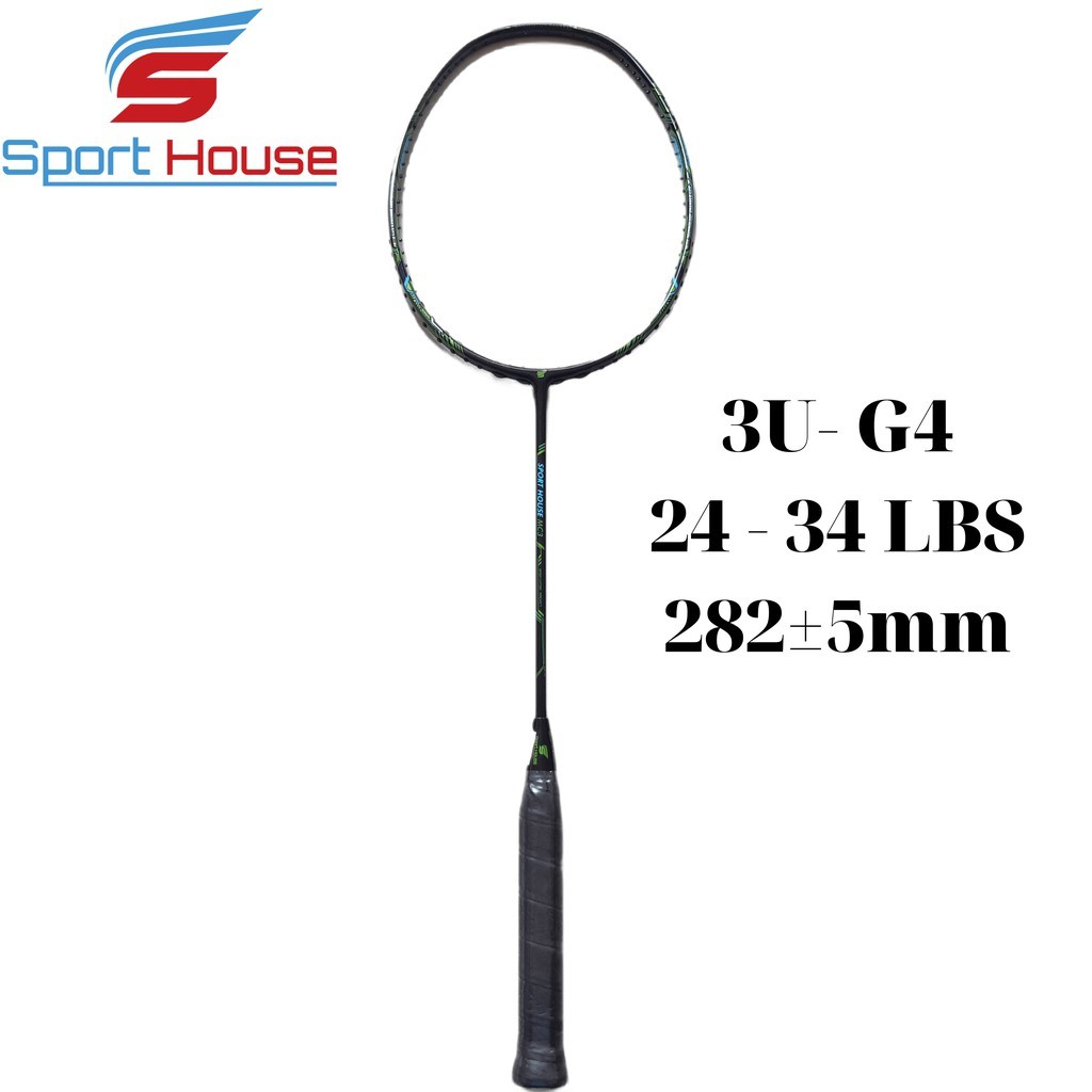 Vợt cầu lông Sporthouse MC3 Chính hãng kéo max 15,4kg bảo hành 6 tháng