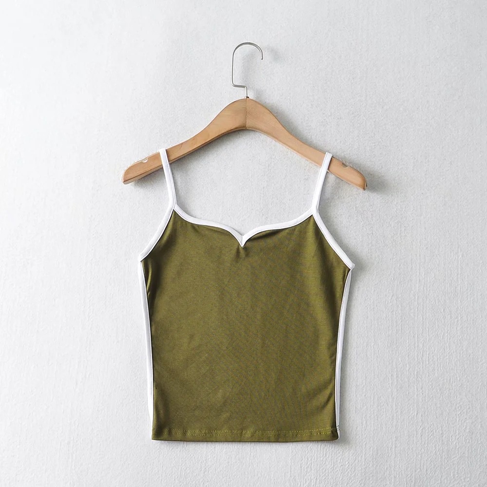 Áo croptop hai dây TODOBLACK dệt kim thời trang mùa hè cho nữ
