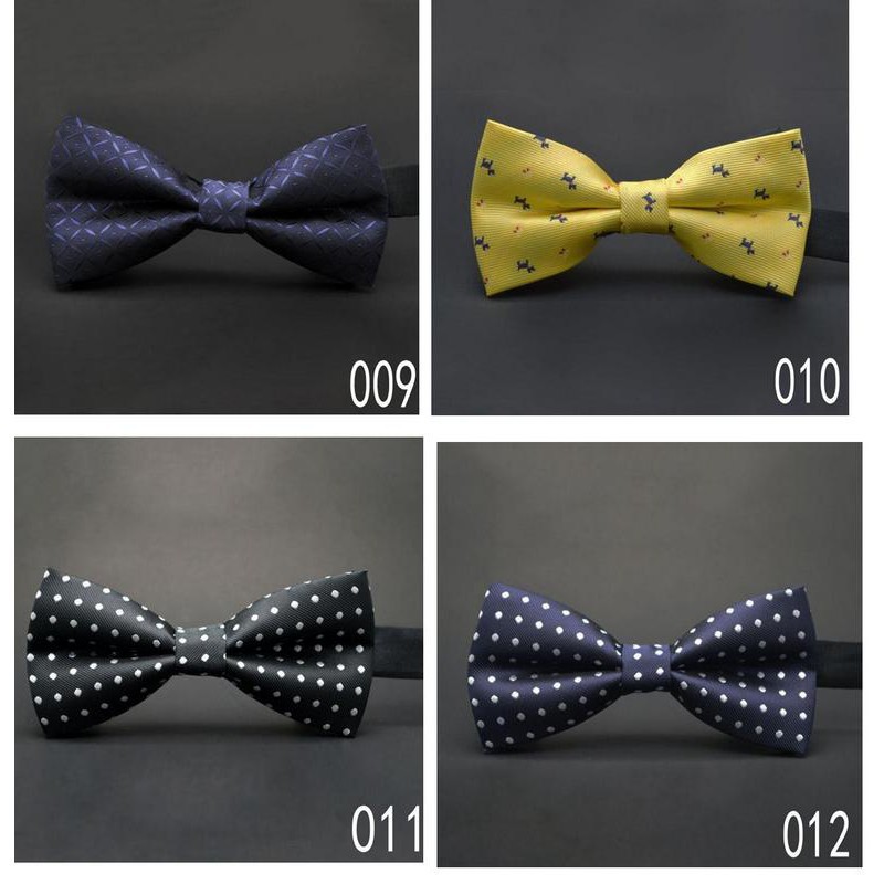 Nơ bướm đeo cổ vải lụa cho nam