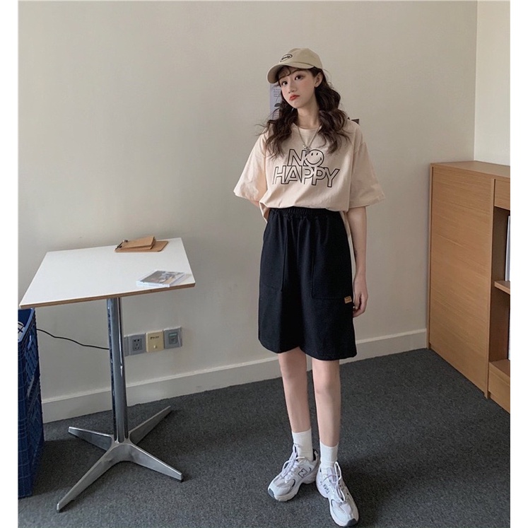 Quần short đùi unisex nam nữ,M7(08)quần đùi unisex nam nữ phong from rộng