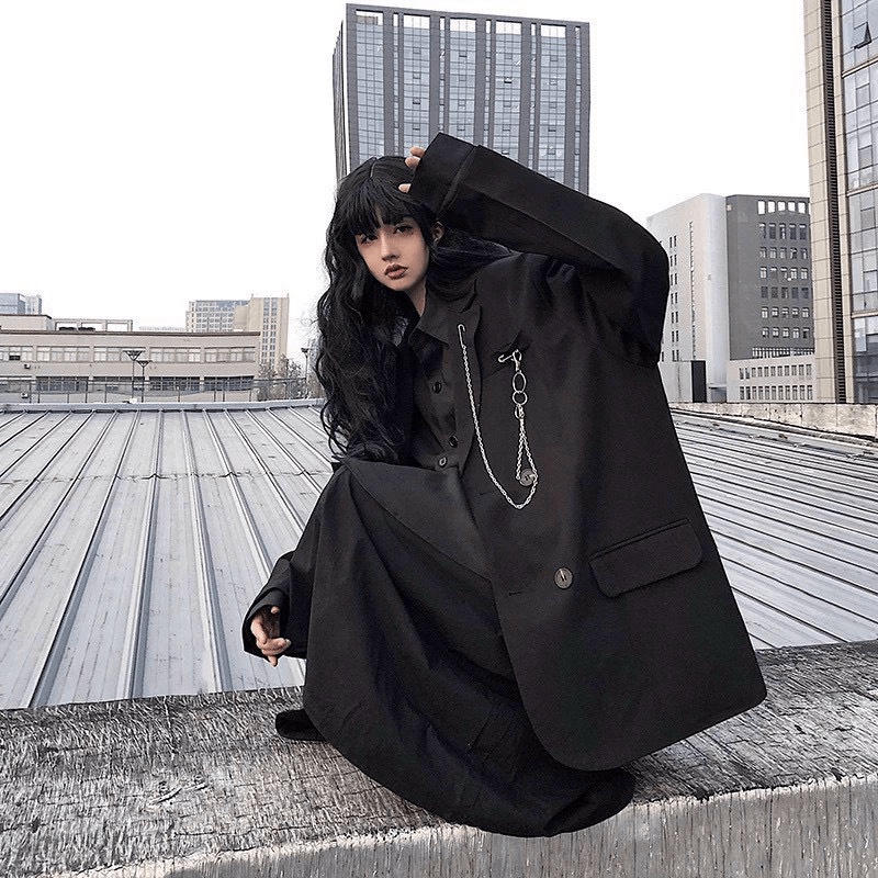 ÁO KHOÁC VEST NỮ KÈM PHỤ KIÊN PHONG CÁCH THẬP NIÊN 70 SIÊU ĐẲNG CẤP