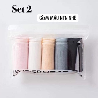 Set quần chip cotton 150k 10cai