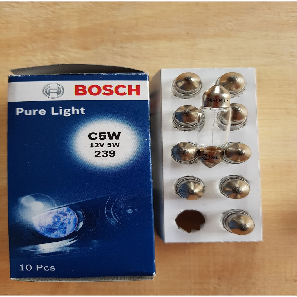 Bóng đèn trần_Bosch C5W 12V 5W_Bán cặp 2 bóng