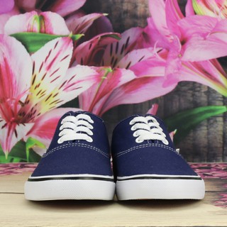 Giày Van Classic Cổ Thấp Xanh Navy Nữ