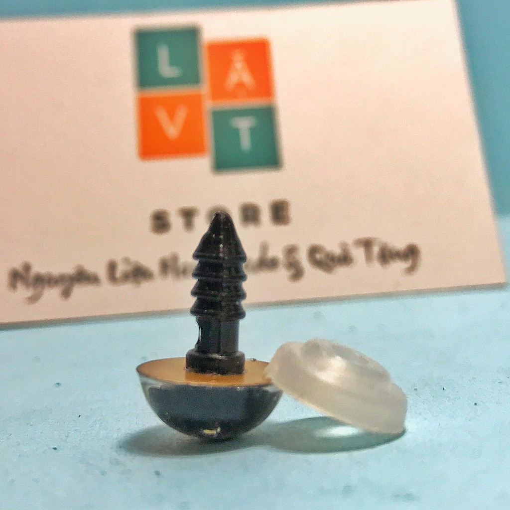 Mắt thú mắt gấu size bự  kèm vòng đệm - Needle felting - 14mm đến 22mm