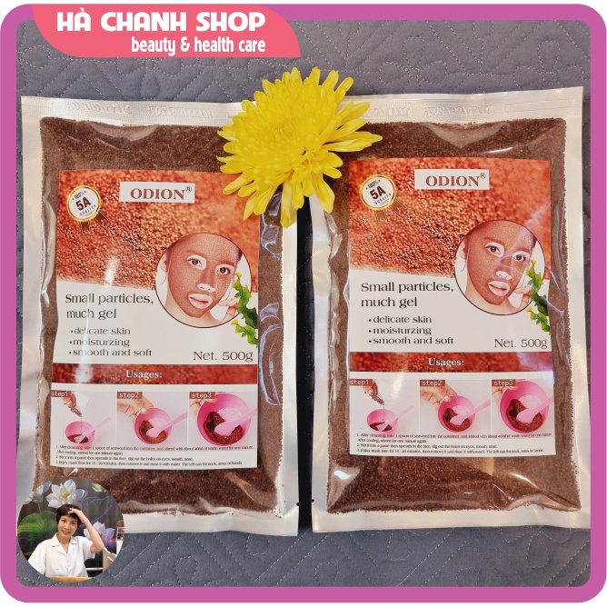 Mặt Nạ Hạt Rong Biển Mặt Nạ Ngũ Hoa Hạt Chất Lượng Xuất Khẩu 3A 5A Gói 500gr Dưỡng Ẩm Làm Dịu Ngăn Ngừa Lão Hóa Da