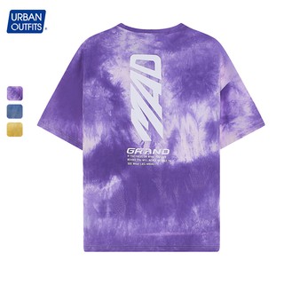 3 Màu ATO22 Áo Thun Tay Lỡ Nữ Nam Form Rộng URBAN OUTFITS Loang Màu In GRAND Cotton 4 Chiều Local Brand