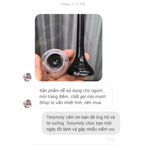 Bút Kẻ Mắt Gel Tonymoly / Back Gel Eyeliner | BigBuy360 - bigbuy360.vn