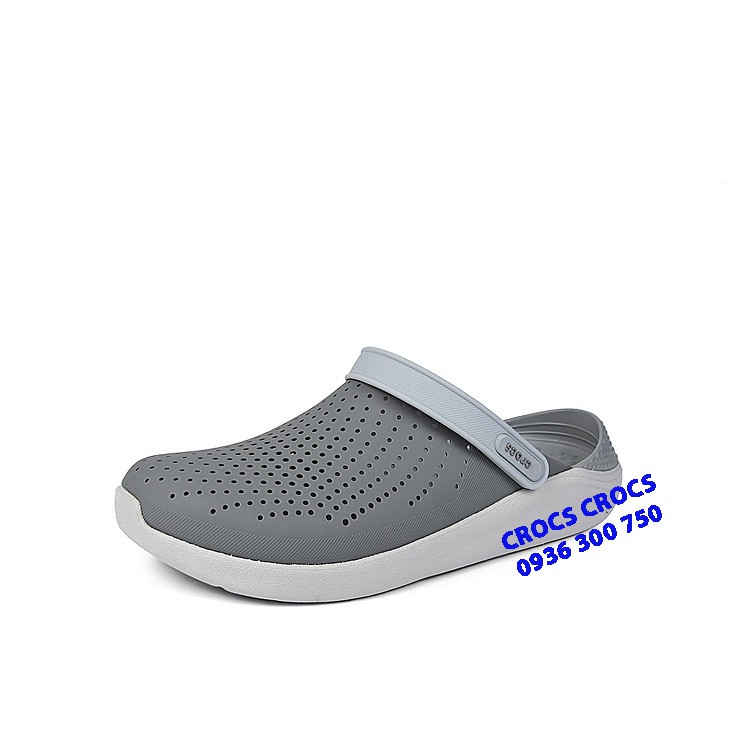 DÉP SỤC C.ROC.S. LITERIDE XỊN ĐÉT CHO CẢ NAM VÀ NỮ MÀU GHI XÁM | BigBuy360 - bigbuy360.vn