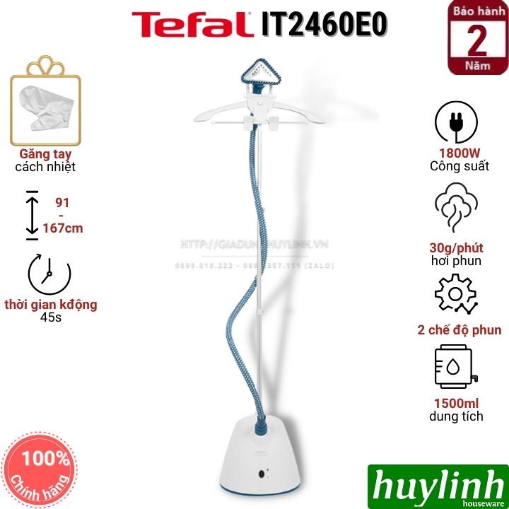 [Mã ELHAMS5 giảm 6% đơn 300K] Bàn ủi hơi nước dạng đứng Tefal IT2460E0 - 1800W