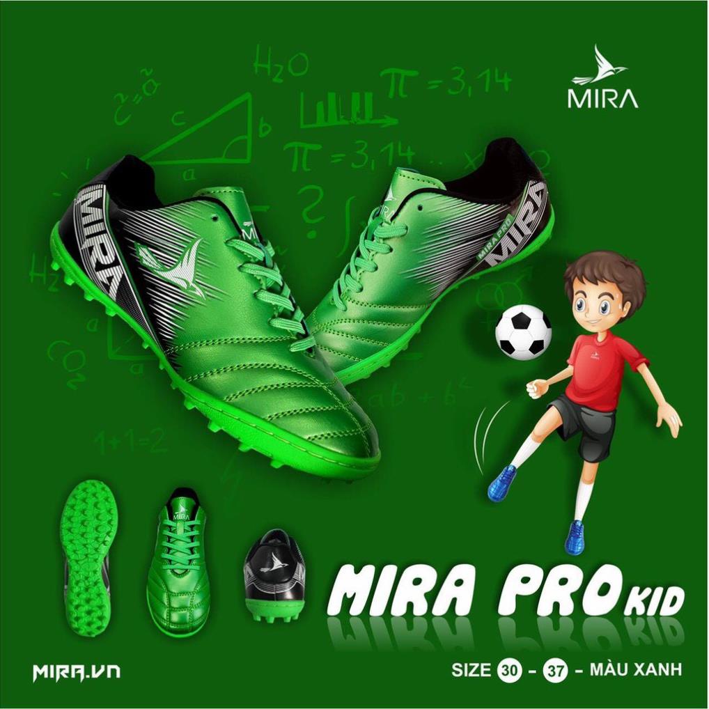 Giày Đá Bóng Trẻ Em Sân Cỏ Nhân Tạo Mira Pro Kid,Chất Liệu Da PU_Giày Đá Banh Trẻ Em Cao Cấp po