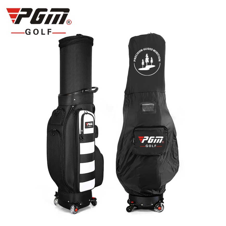Túi Gậy Golf Fullset Nắp Cứng 4 Bánh Đa Năng - PGM QB081 Retractable Golf Bag