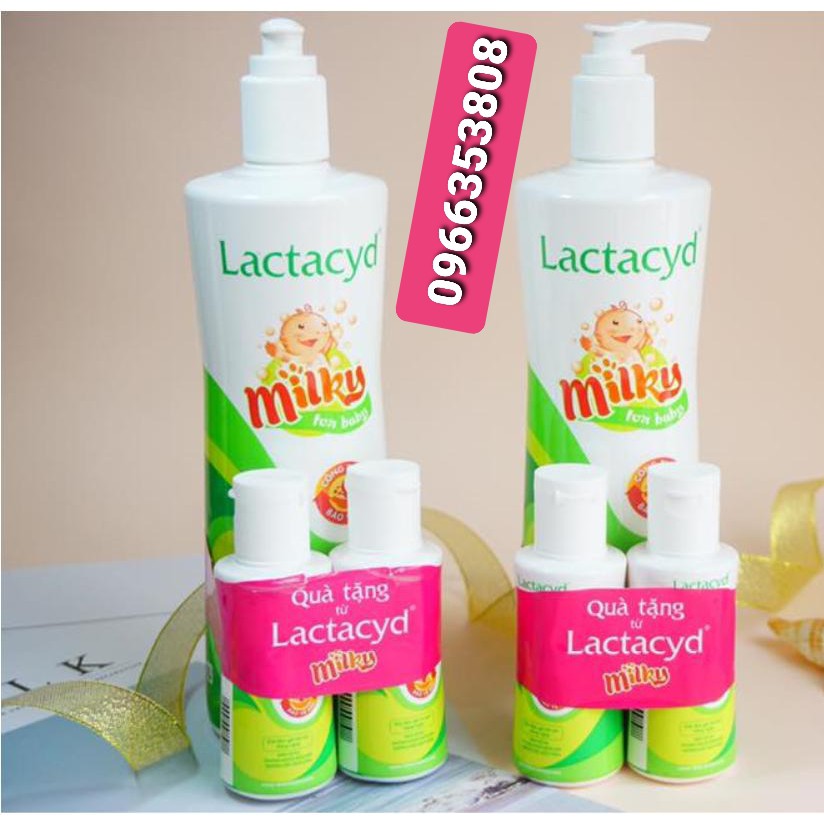 SỮA TẮM GỘI LACTACYD MILKY 500ML