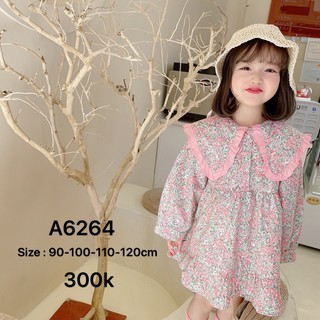 Váy bé gái hoa nhí Hồng