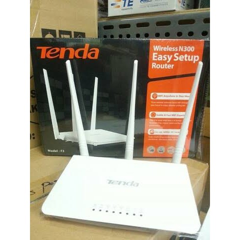 TENDA Ăng Ten F3 3x5dbi 2.4ghz 300mbps Không Dây N300