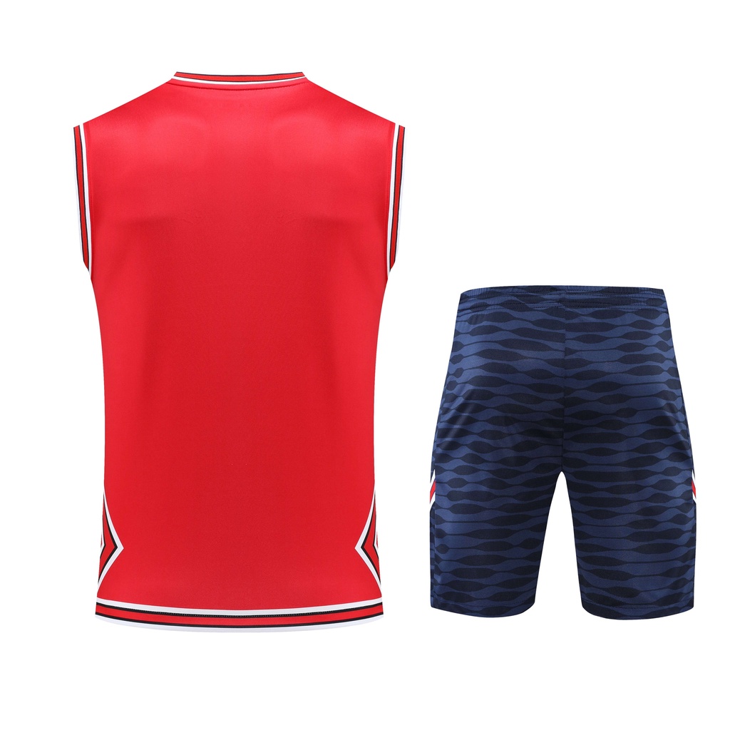Bộ Quần Áo Bóng Đá Màu Đỏ Mùa Paris 2022-23 Size s-2xl* Có Sẵn Cho Luyện Tập
