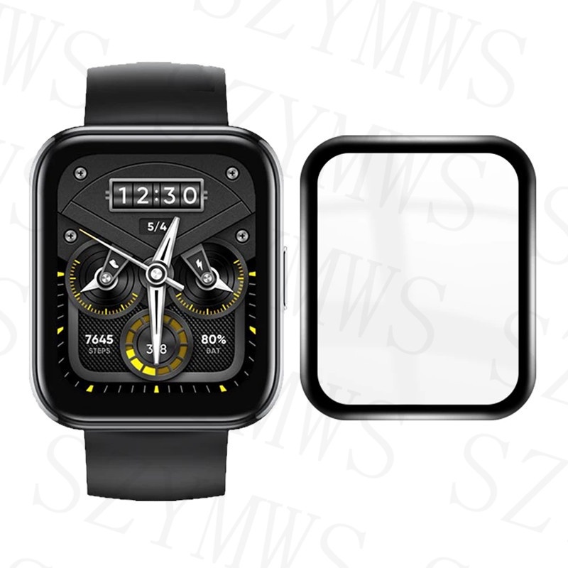 Kính Cường Lực 3D Viền Cong Bảo Vệ Màn Hình Đồng Hồ Thông Minh Realme Watch 2 Pro / 3 Pro Realme Watch 2 / 3
