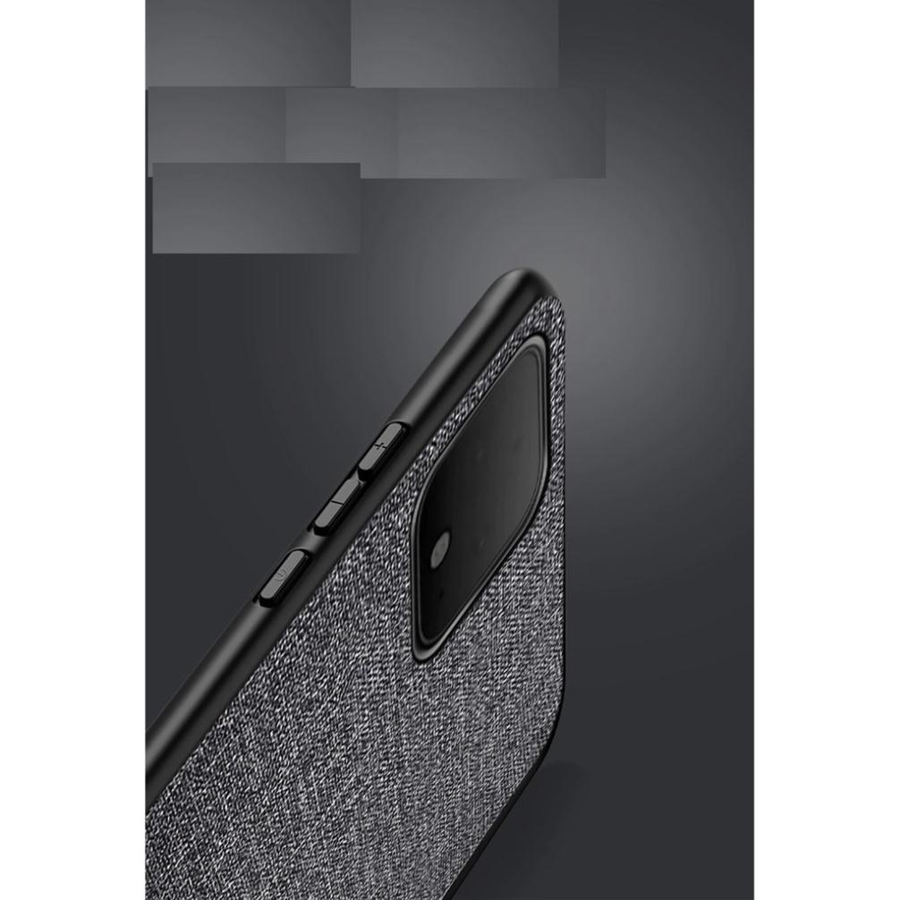 Google Pixel 3aXL - 4 - 4XL - 4a - 4a 5G - 5 Ốp lưng vân vải  chống bán vân tay