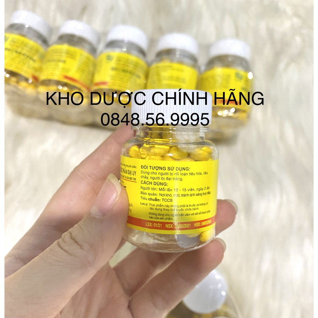 Combo 10 lọ BECBEZINE bao đường x 100 viên- Giảm triệu chứng rối loạn tiêu hoá, đau bụng, tiêu chảy do nhiễm độc ăn uống
