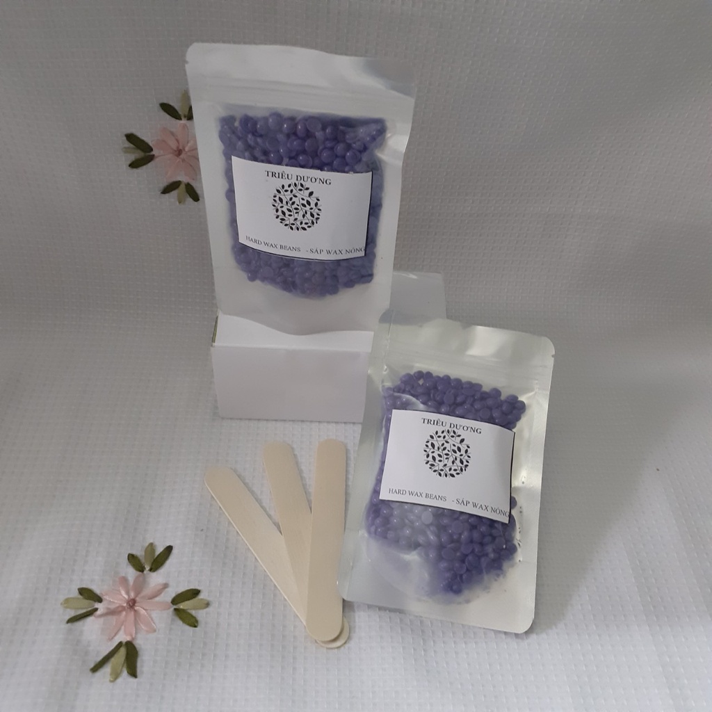 Bich 50g sáp wax tẩy lông nóng hạt đậu Triêu Dương, có nhiều màu để lựa chọn, sáp bám lông cực tốt