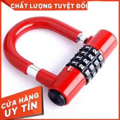 [ Bán Lẻ Giá Sỉ ] Khóa Chống Trộm, Khóa Cửa Chũ U Bằng Bảo Mật Bằng Mã Số An Toàn, Chống Cắt, Giao Màu Ngẫu Nhiên