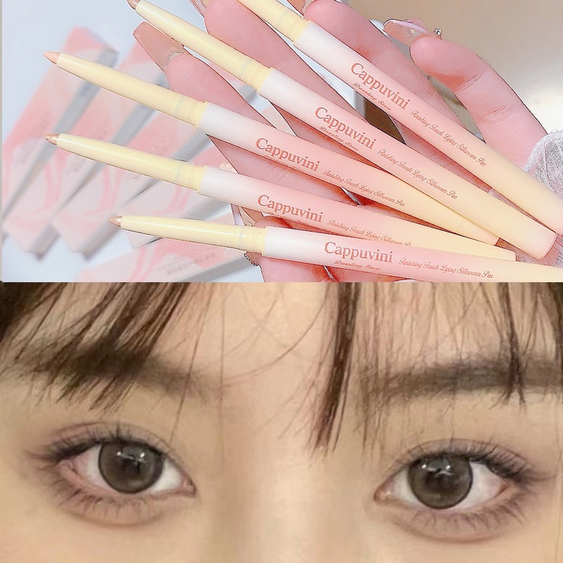 Phấn Mắt Dạng CAPPUVINI Bút Màu Hồng Lấp Lánh Nổi Bật