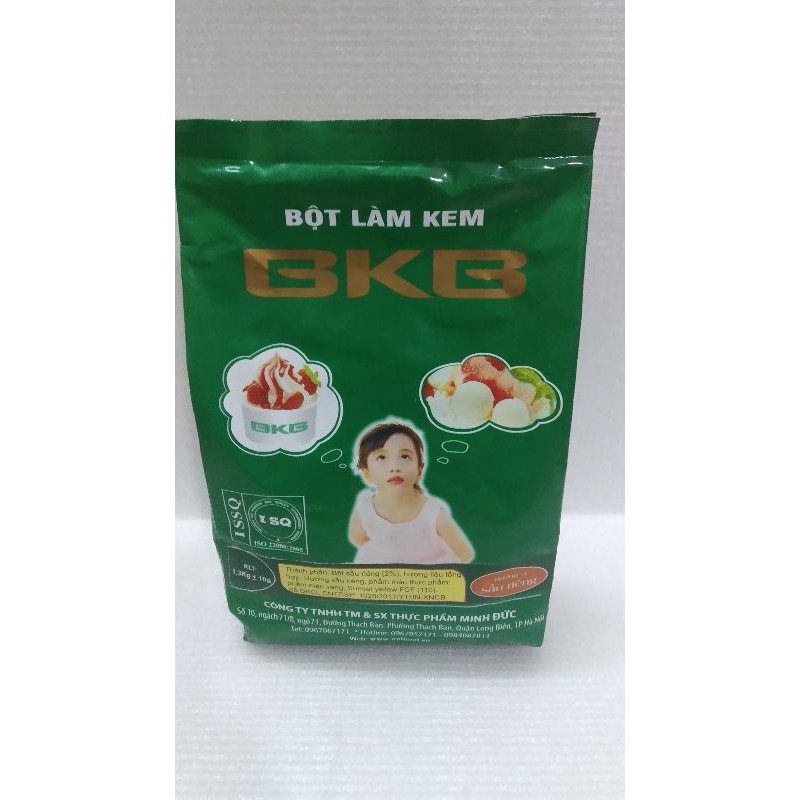 Bột làm kem tươi BKB vị SẦU RIÊNG gói 1.3kg