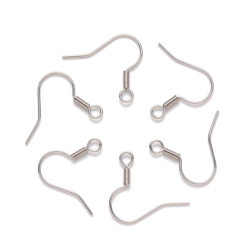 Set 10-20 Móc Làm Trang Sức Bằng Thép Không Gỉ 20x19.5mm