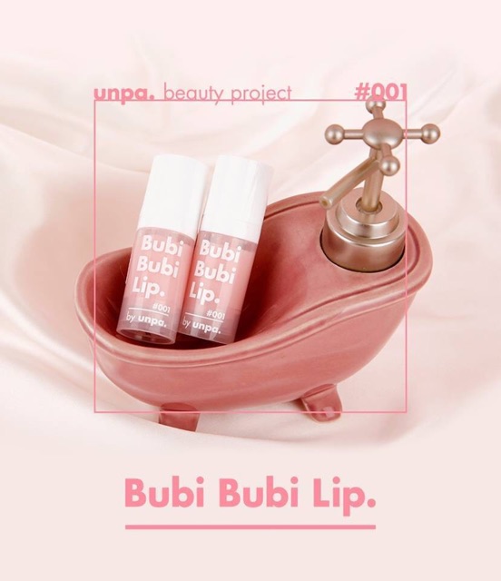 Gel tẩy da chết môi sủi bọt Unpa Bubi Bubi Lip