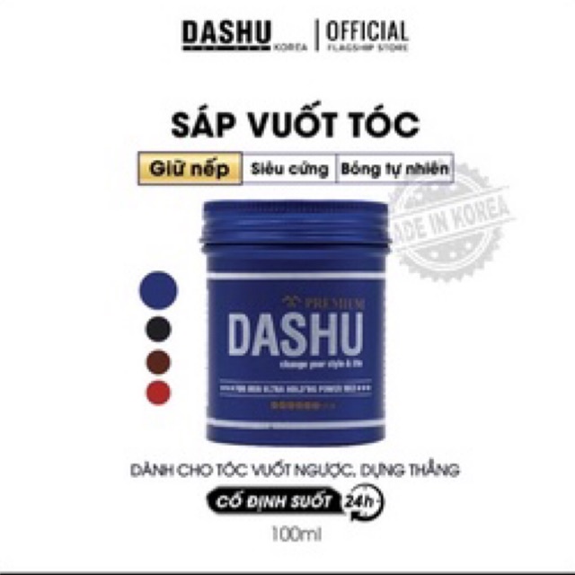 Sáp tạo kiểu tóc Nam Dashu Clay wax full 4 màu