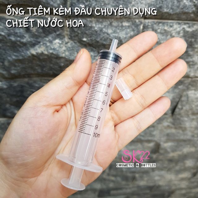 Ống xi lanh chuyên dùng để chiết nước hoa