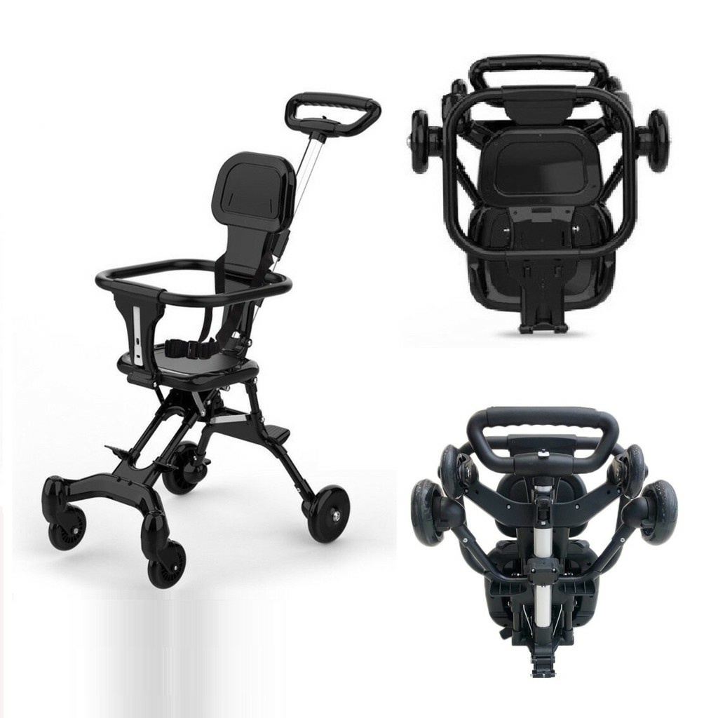 (Chuẩn Giá) Xe đẩy 518 gấp siêu gọn nhẹ 2 chiều đi dạo và du lịch cho bé trên 8 tháng (Đầy đủ phụ kiện)