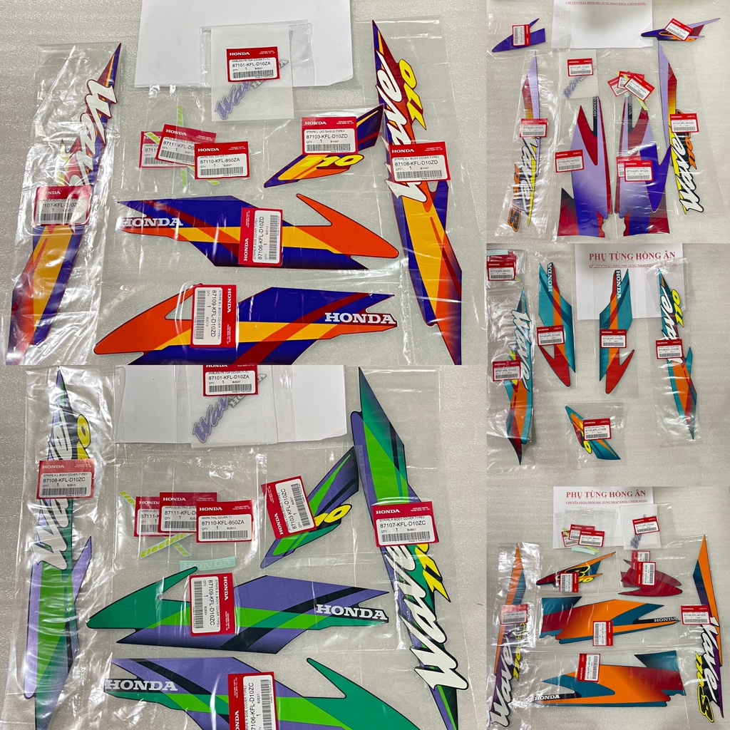 Tem Wave Thái 110 zin nhập khẩu chính hãng Honda Thailand - PT HỒNG ÂN