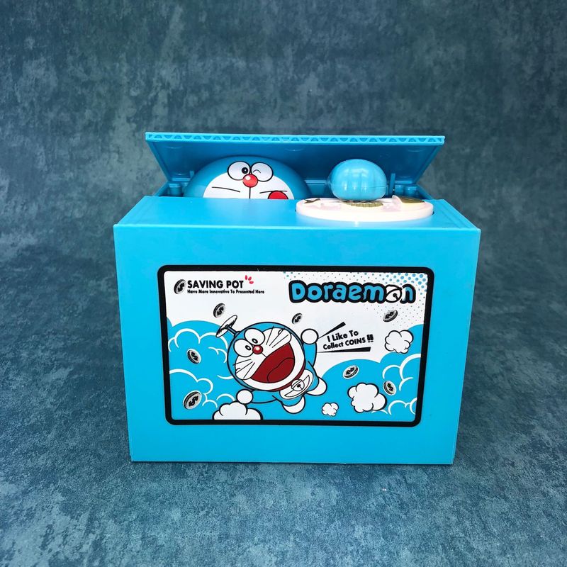 Ống Đựng Tiền Tiết Kiệm Hình Mèo Máy Doraemon Đáng Yêu