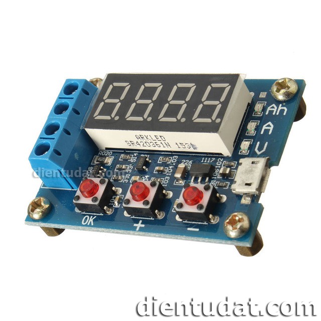 Mạch test pin Li-on 18650 1.5V-12V