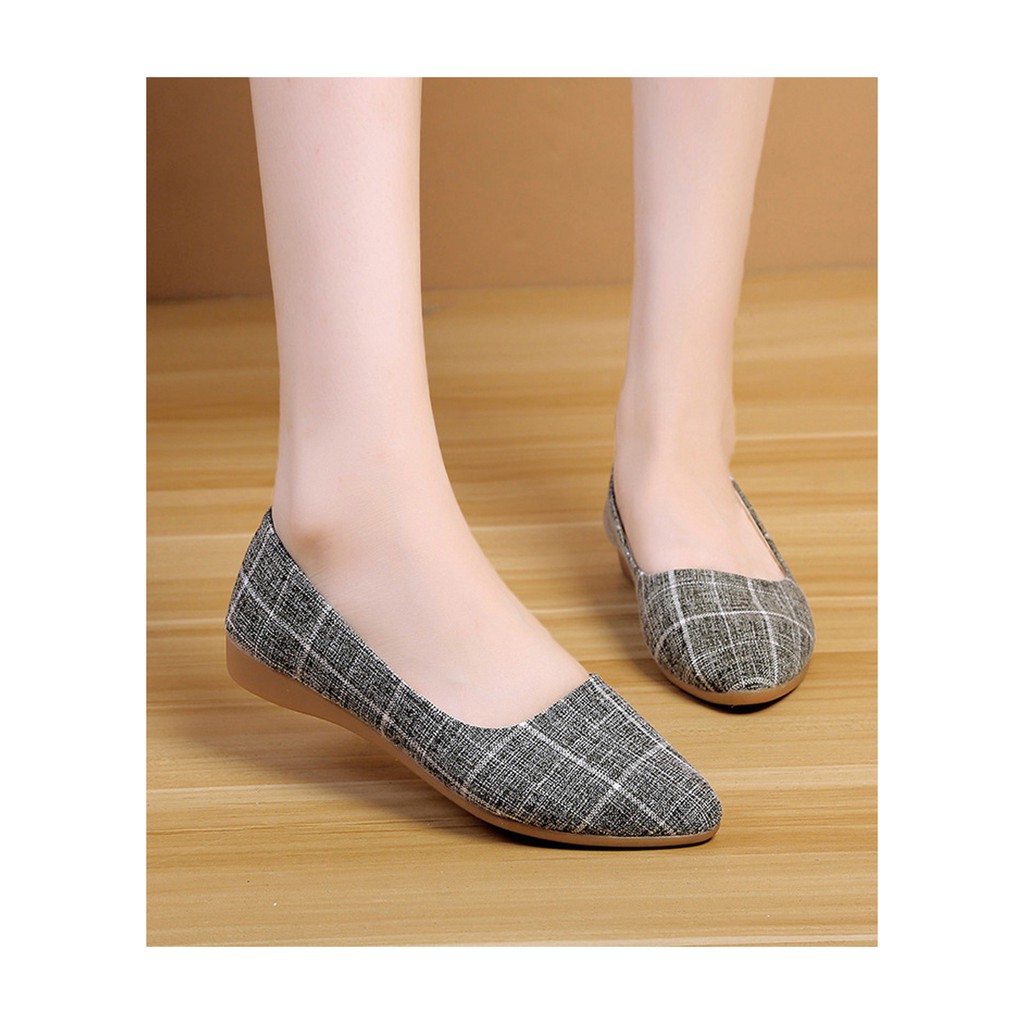 Giầy kẻ đế mềm dễ thương GN27