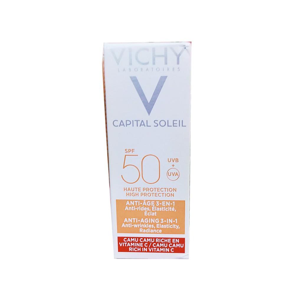 [Quà tặng] Kem Chống Nắng Chống Lão Hóa Vichy Capital Soleil Anti-Ageing 3-In-1 SPF50+ 3g