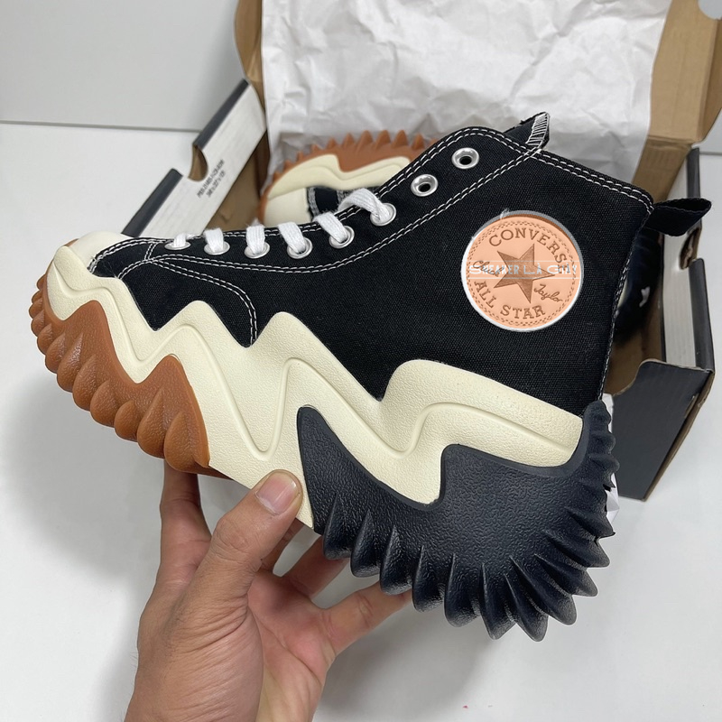 Giày sneaker Converse Run Star Motion tôn dáng tăng chiều cao đế răng cưa - Fullbox kèm quà tặng