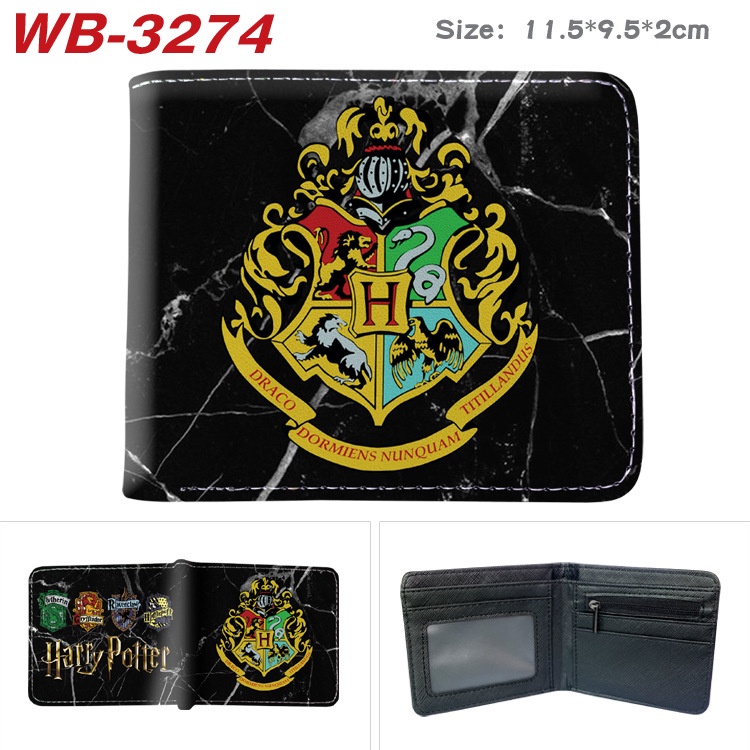 Ví Ngắn Dạng Gập In Hình Phim Harry Potter Phong Cách Phim Ảnh Thời Trang Cho Nam Và Nữ