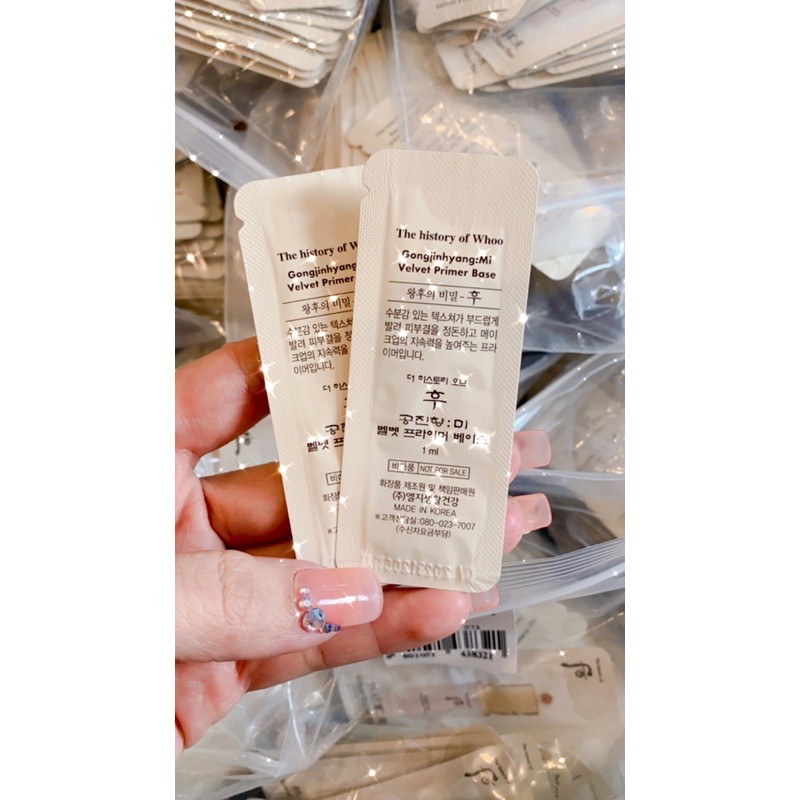 Combo 10 gói Kem Lót Siêu Lì Whoo Velvet Prime Base | BigBuy360 - bigbuy360.vn