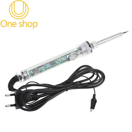 Combo mỏ hàn điều chỉnh nhiệt độ 907 + kệ hàn lò xo tiện lợi