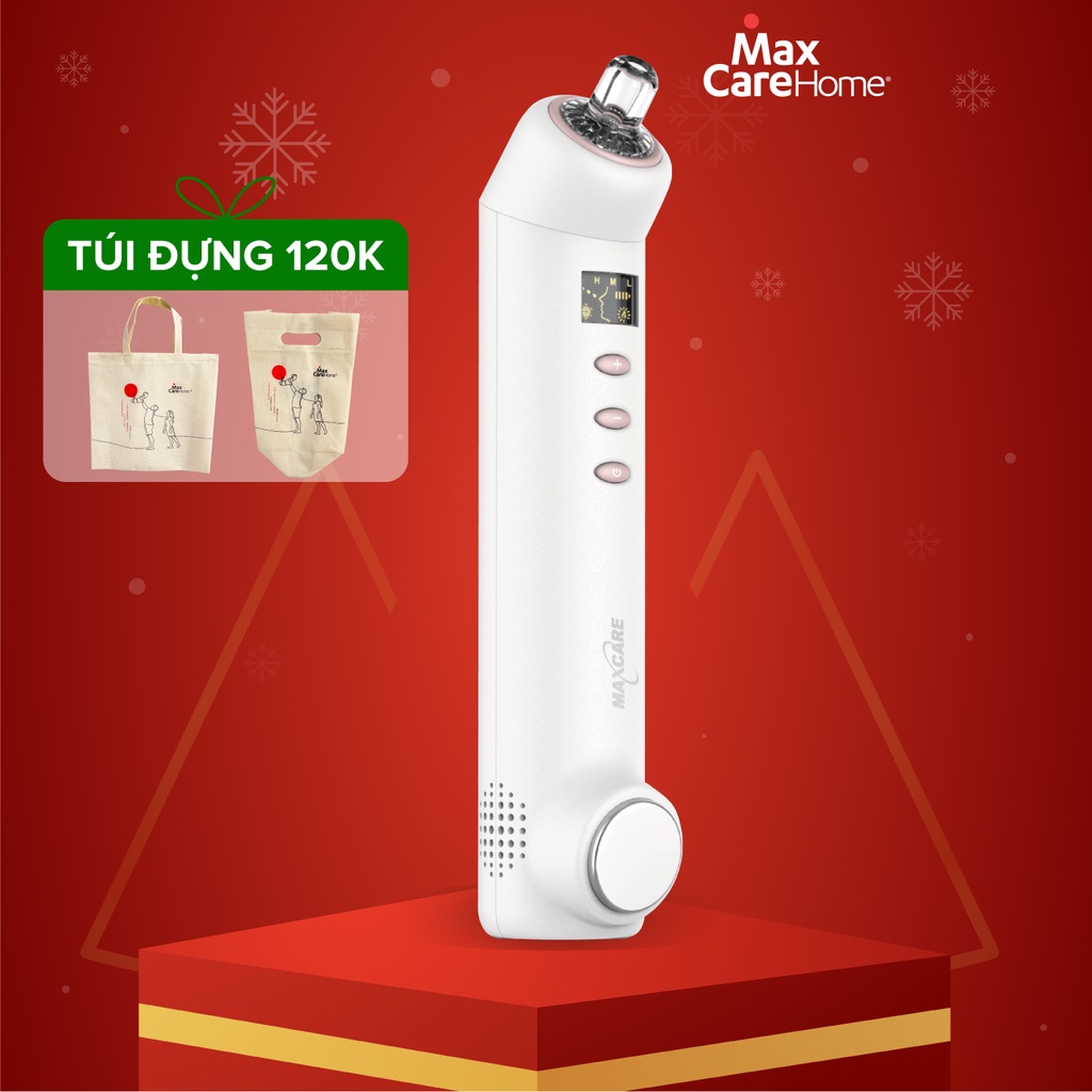 Máy hút mụn đầu đen nóng lạnh Maxcare Max666 [Hút Cực Mạnh] loại bỏ mụn đầu đen và sợi bã nhờn - Thương hiệu Nhật Bản