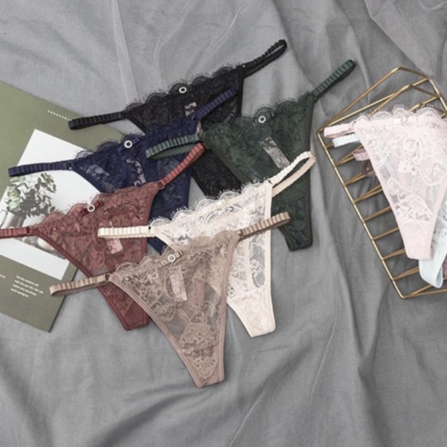 Chọn màu, #Quần lót ren lọt khe 2 dây mẫu mới siêu sexy 8001