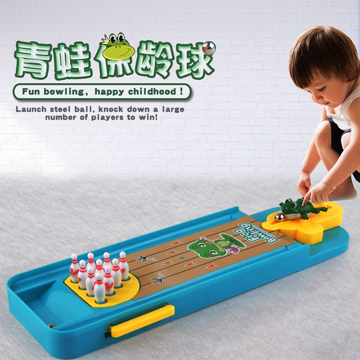 Trò chơi cho bé ếch bắn bowling T300