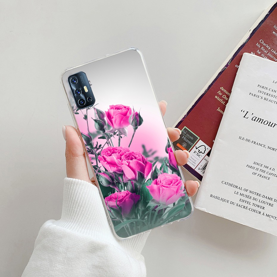 Ốp Điện Thoại Tpu Dẻo Họa Tiết Hoa Hoạt Hình Xinh Xắn Cho Vivo V19 Neo Vivo V19 Neo V 19 V19Neo